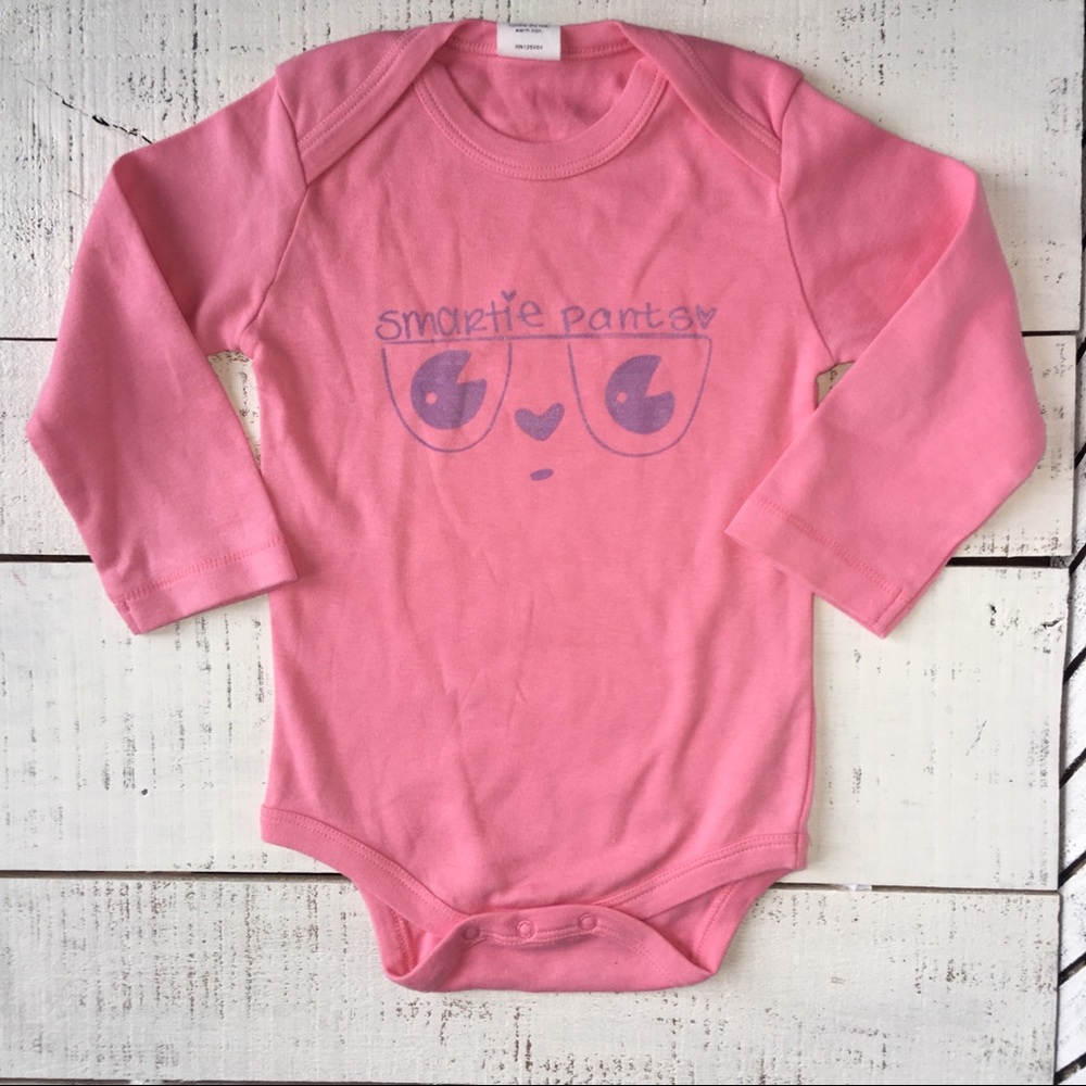 Organic Smartie Pants Onesie by Kritter Haus